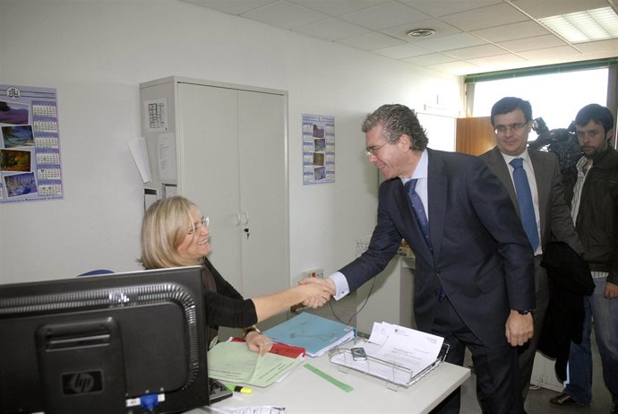 Granados durante la visita