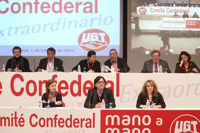 Comité Confederal de UGT para aprobar el acuerdo social