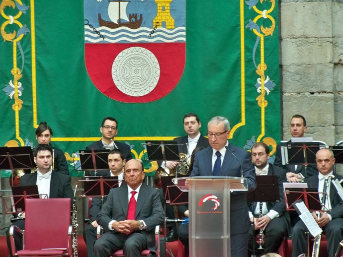 Intervención de Palacio durante la celebración del 29 Aniversario del Estatuto d