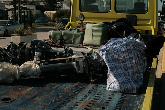Alijo de hachís en Chipiona (Cádiz)