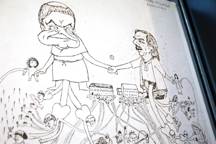 Efrén Álvarez retrata el sistema capitalista en 'Económicos'