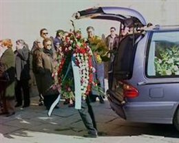 Un momento del funeral