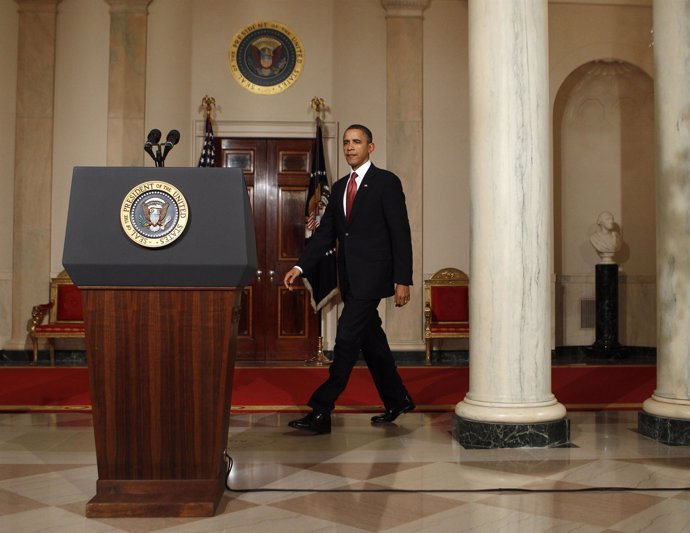 Presidente de Estados Unidos, Barack Obama, lanza un mensaje a su homólogo egipc