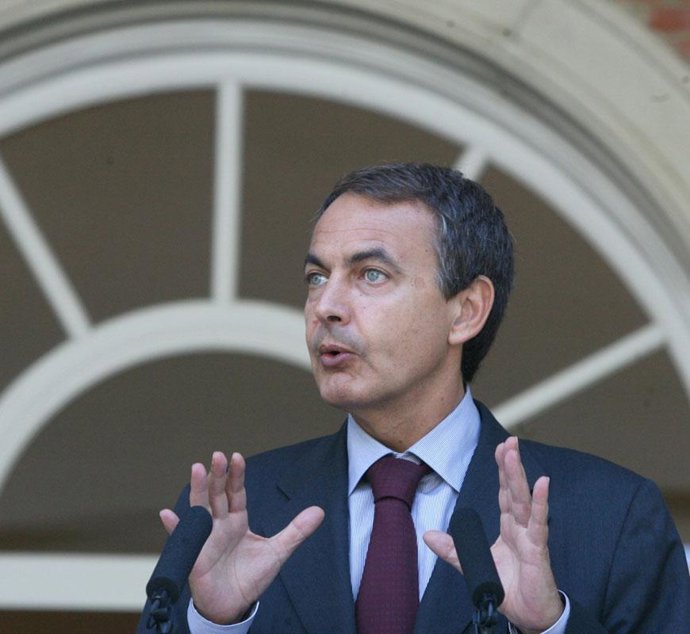 Zapatero en una RDP en Moncloa