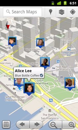imagen de Google Latitude para Android