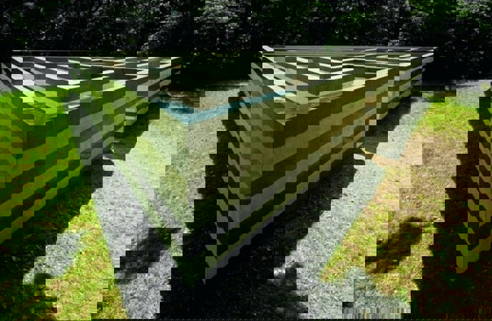 Una de las obras de la exposición 'Por laberintos'