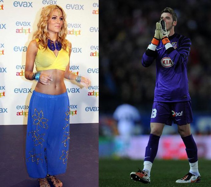 Edurne y David de Gea
