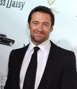 Posado del actor Hugh Jackman 