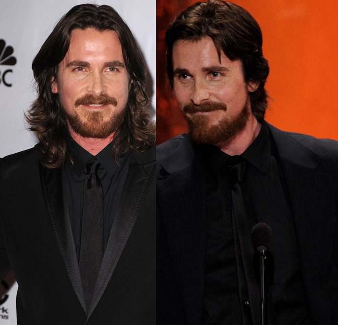 Montaje del actor Christian Bale 