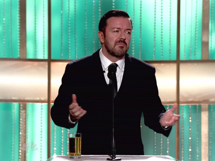 Ricky Gervais en los Globos de Oro 2011