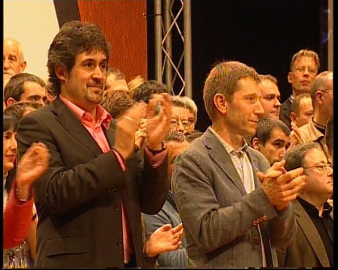 Peio Urizar y Rufi Etxeberria.