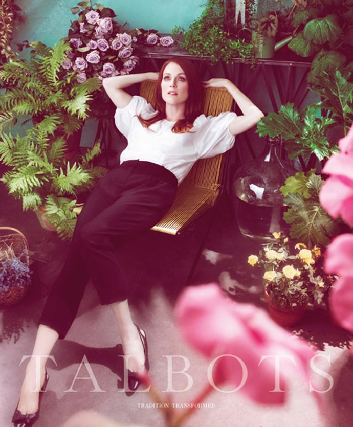 La actriz Julianne Moore para Talbots 
