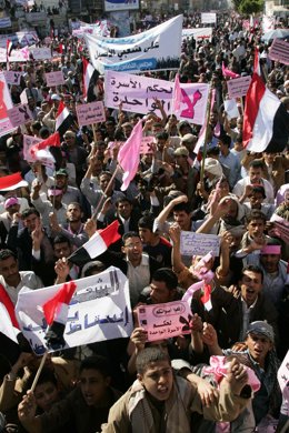 Protestas en Yemen