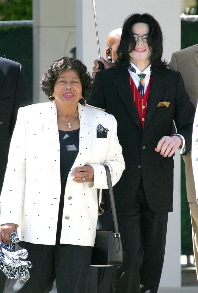 Michael Jackson y su madre Katherine Jackson
