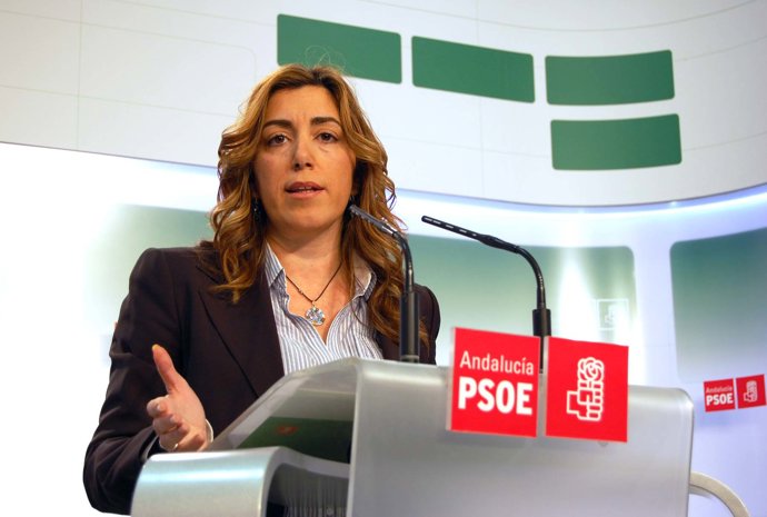 La secretaria de Organización del PSOE-A, Susana Díaz.