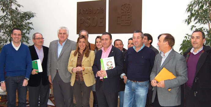 Reunión del PSOE-A, con UPA-A y COAG-A.