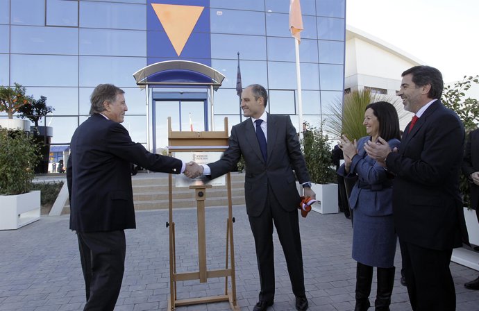 Camps durante la inauguración de Zumos Valencianos del Mediterráneo