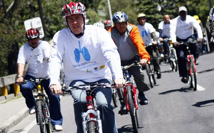 El alcalde de Bogotá, Samuel Moreno Rojas