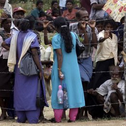 Civiles en Sri Lanka