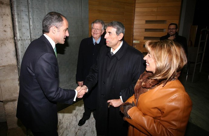 Benito junto a Camps y Miró