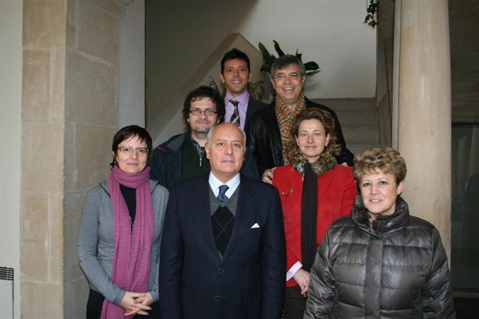Organizadores y coordinadora de los workshops en la Sede de Baeza de la UNIA 