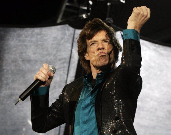 El cantante de los Rolling Stones Mick Jagger