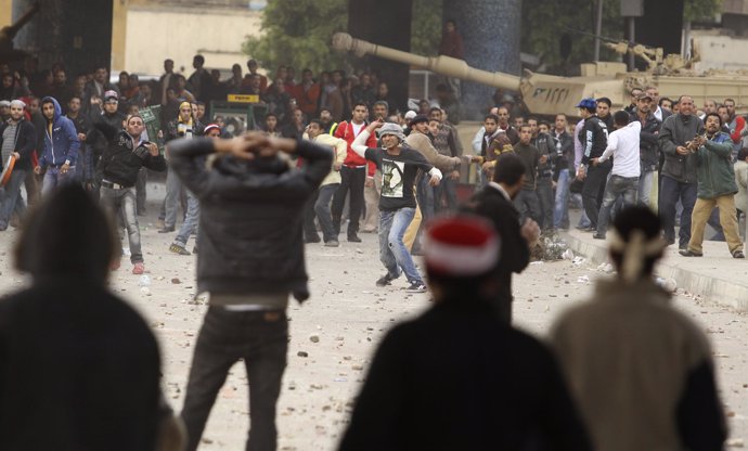 Disturbios en Egipto contra Mubarak