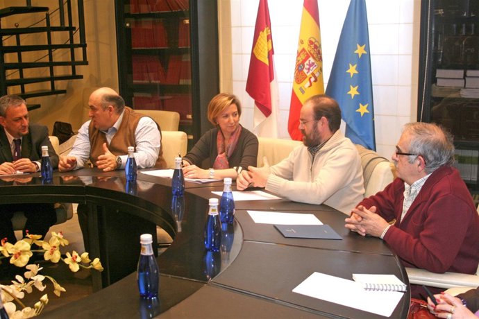 La consejera en su reunión con Fracaman