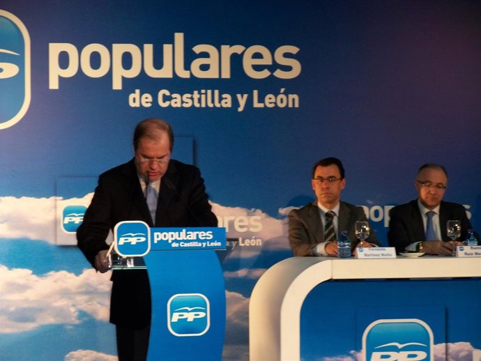 Herrera ante la Junta Directiva del PP de Castilla y León
