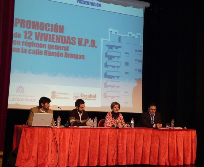 Presentación de las 12 VPO de la calle Ramón Bringas en Santoña