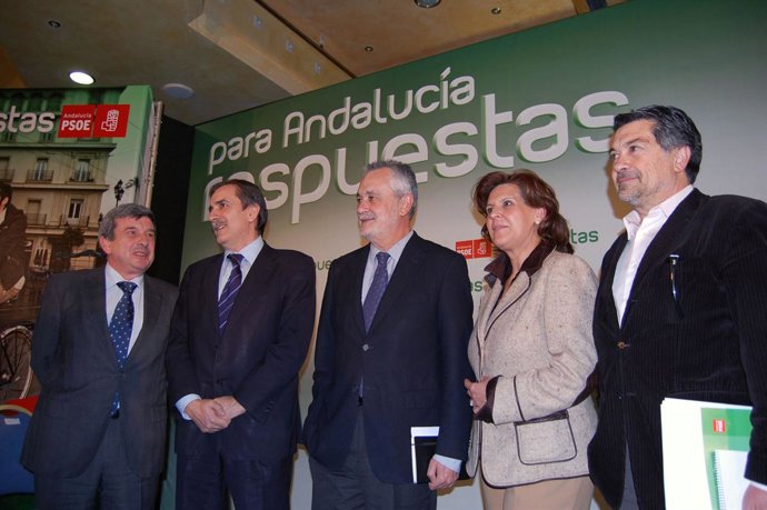 PSOE De Andalucía: Nota Y Fotos De Griñán En Interparlamentaria