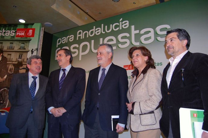 PSOE De Andalucía: Nota Y Fotos De Griñán En Interparlamentaria