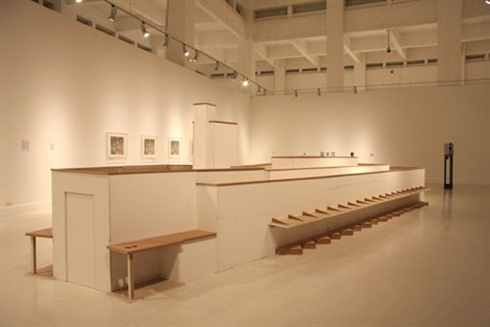 Imagen de la muestra de Simon Starling bajo el nombre 'Recent history' en el CAC