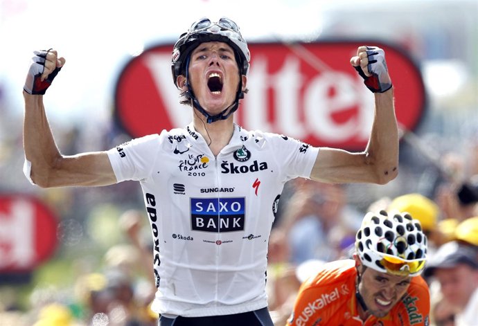 El ciclista luxemburgués Andy Schleck