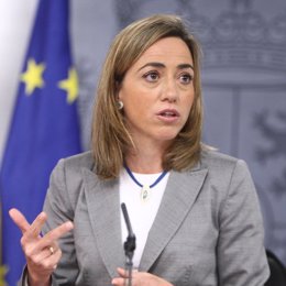La ministra de Defensa, Carme Chacón, en Moncloa
