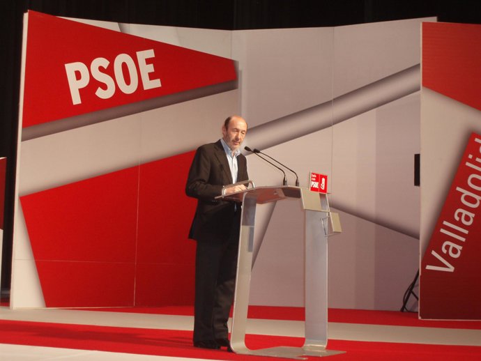 Alfredo Pérez Rubalcaba en Valladolid