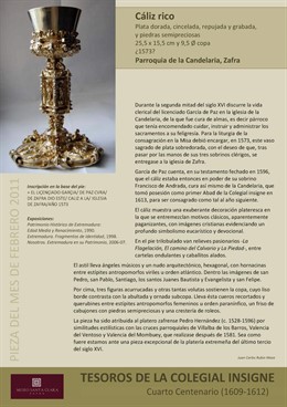 ADJUNTO NOTA DE PRENSA PIEZA DEL MES MUSEO SANTA CLARA
