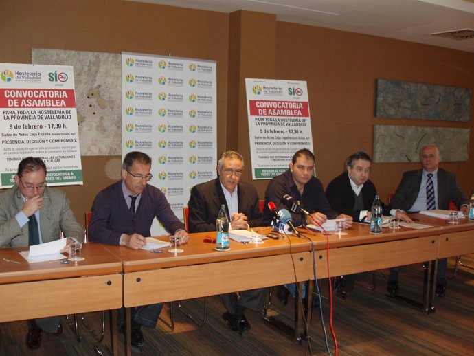 Rueda de Prensa de Hosteleros de Valladolid