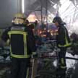 Actuación de los Bomberos