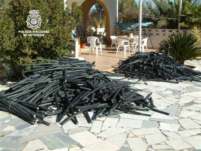 Cable telefónico robado