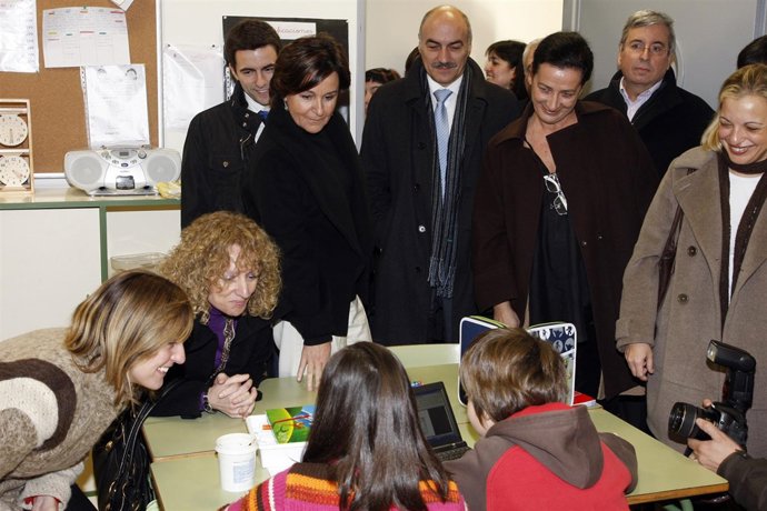 inauguración ampliación colegio Manuel Cacicedo