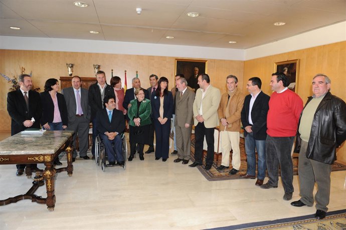 Participantes en el programa 'Biblioteca Abierta' de la Junta y la DIputación de