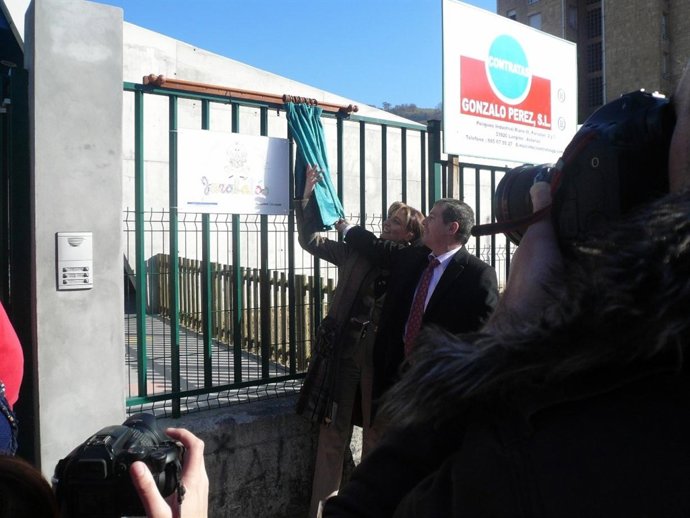 Un momento de la inauguración