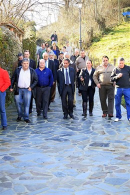 Inauguración de viales en Villacarriedo