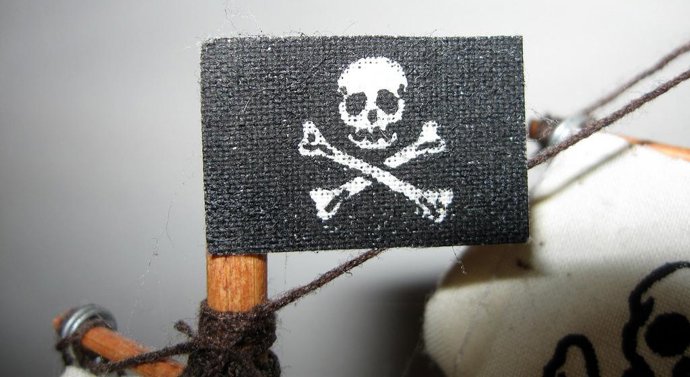 Bandera pirata.