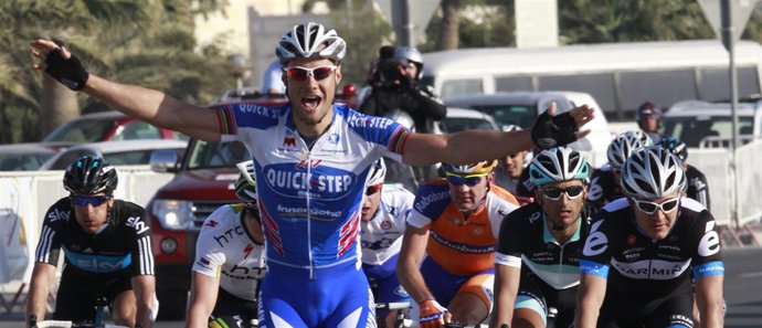 Boonen se impuso en la primera etapa del Tour de Qatar