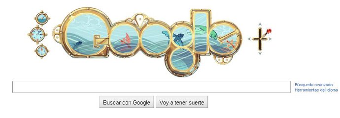 Google homenaje a Julio Verne