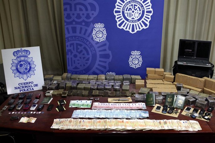 Efectos incautados por la Policía