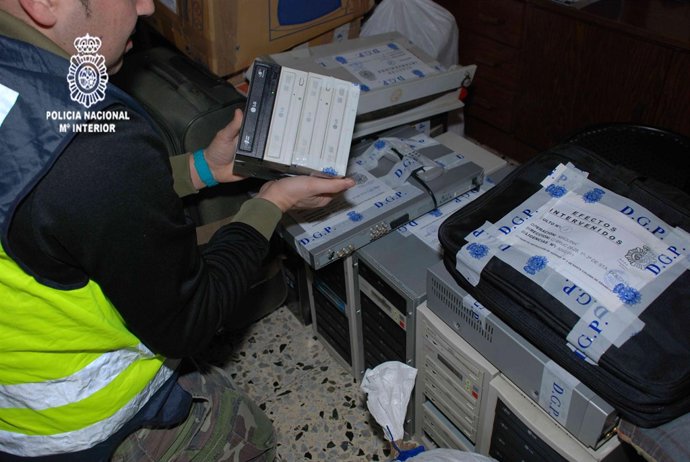 Operación contra la piratería