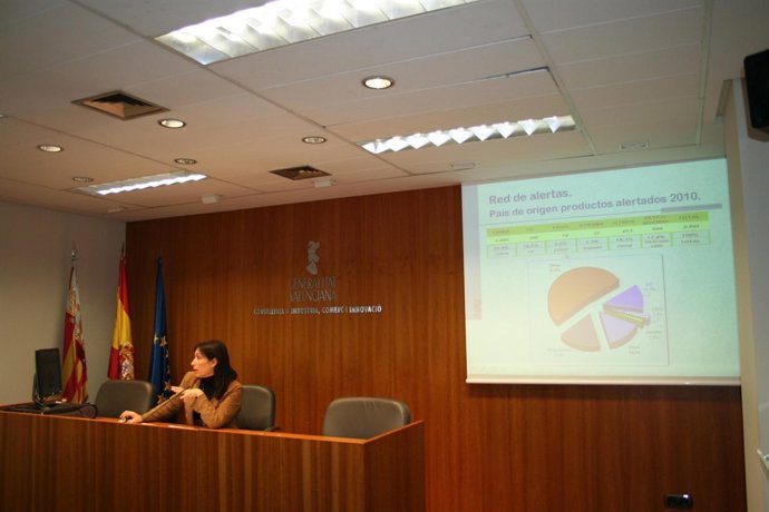 Ordiñaga en la presentación de las cifras